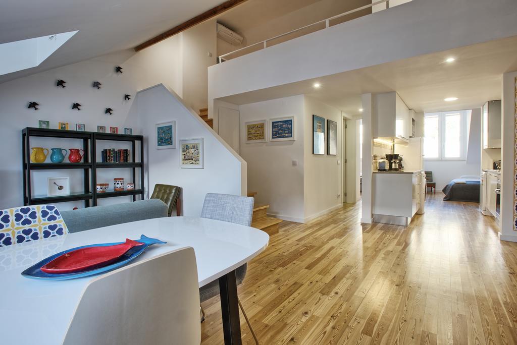 Ferienwohnung Downtown Boutique Duplex Lissabon Exterior foto